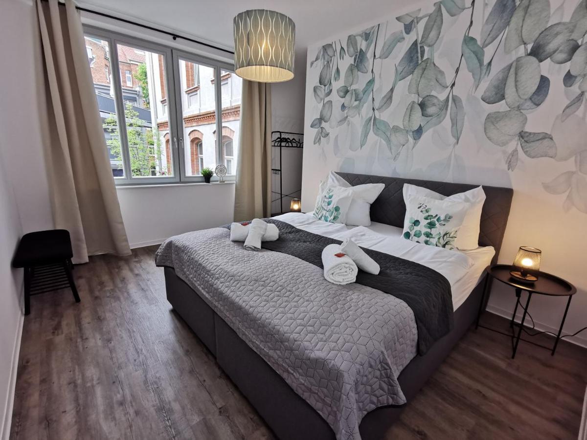 Bohnapartments - Town House Am Stadtpark - Gratis Parkplatz - Wlan 埃尔福特 外观 照片